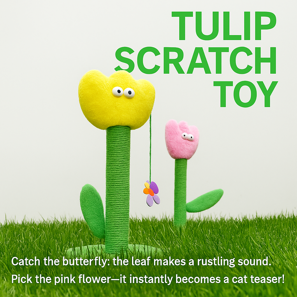 Tulip Cat Scratching Post / チューリップキャットスクラッチポール