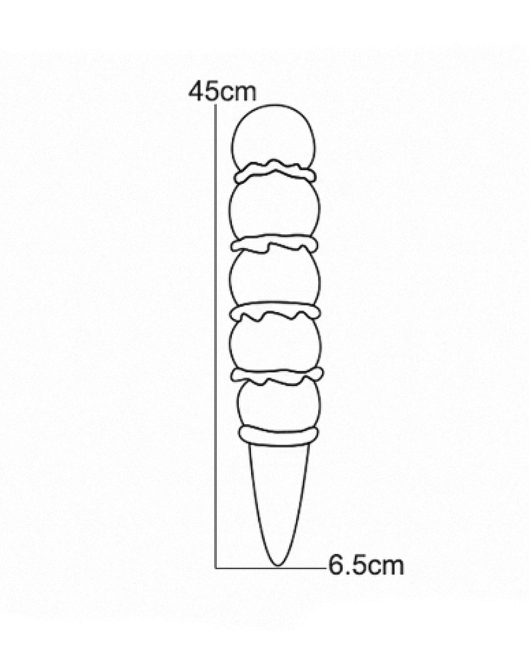 Rainbow Ice Cream Dog Toy/五彩アイスクリーム 犬用おもちゃ