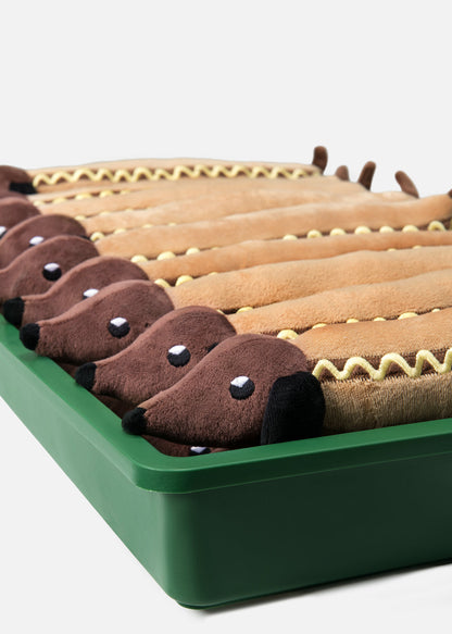 “Hot Dog Pup” Plush Toy / 「ホットドッグパップ」ぬいぐるみトイ