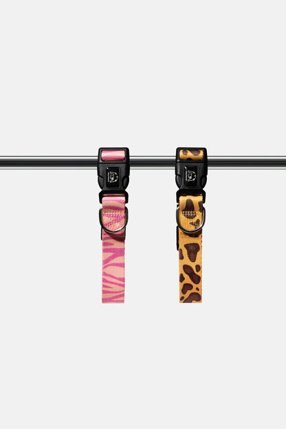 Wild Stripe Leash & Collar Set / アニマル柄 リード＆首輪セット