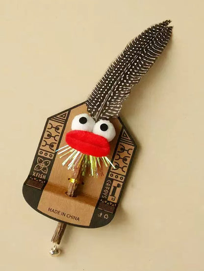 “Crazy Feather Buddy” Cat Toy /「クレイジーフェザーバディ」キャットトイ