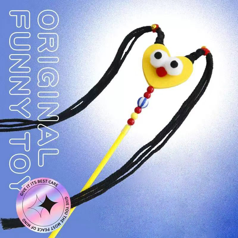 “Groovy Heart Teaser” Cat Wand / 「グルーヴィーハート」キャットじゃらし