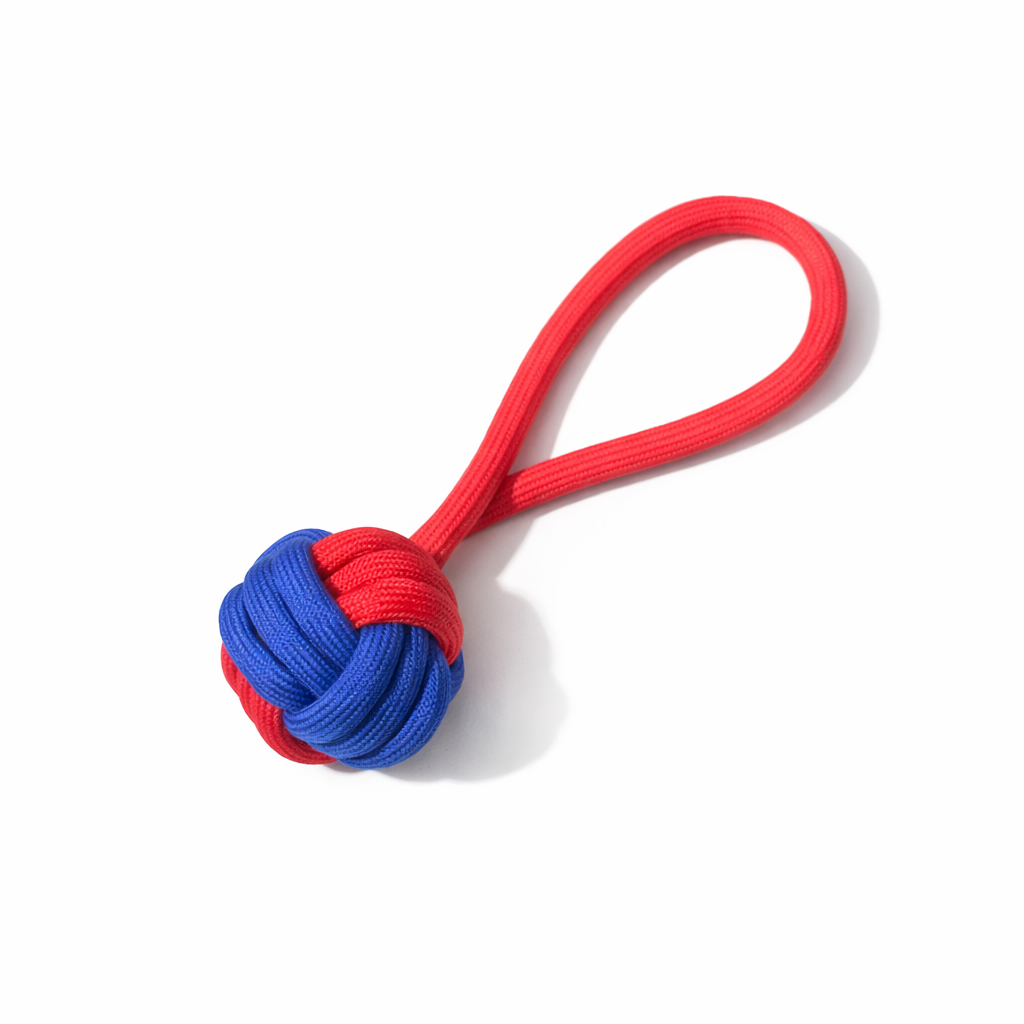 TwistBite Rope Dog Toy/カラフル編み込みデンタルロープトイ