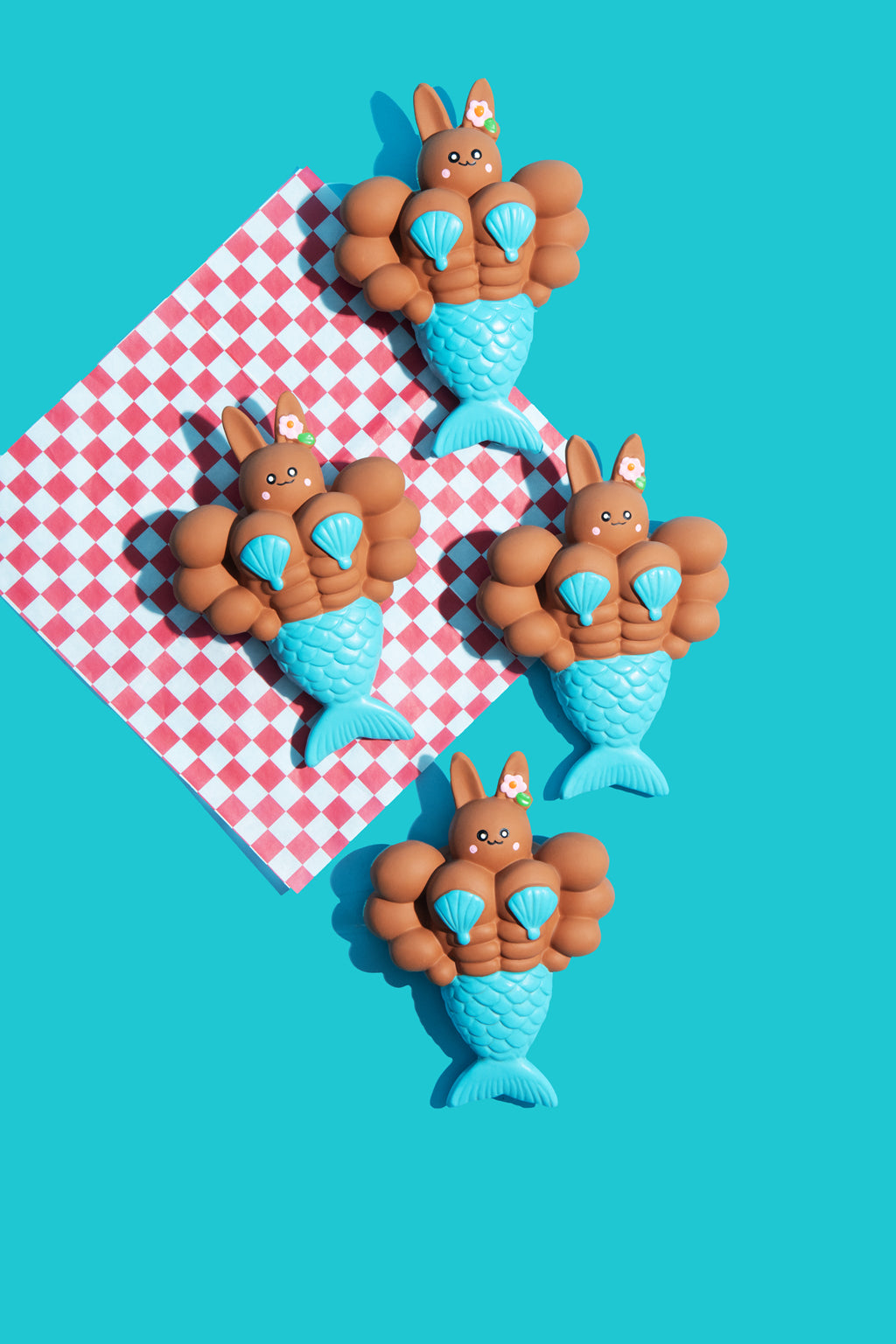 PUPSOOH “Mermaid Rabbit” Latex Dog Toy / 小犬計画「マーメイドラビット」ラテックスドッグトイ