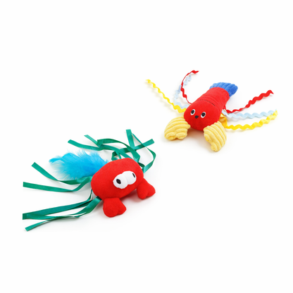 CrabbyTease Cat Toy/カニ＆エビじゃらし猫用おもちゃ