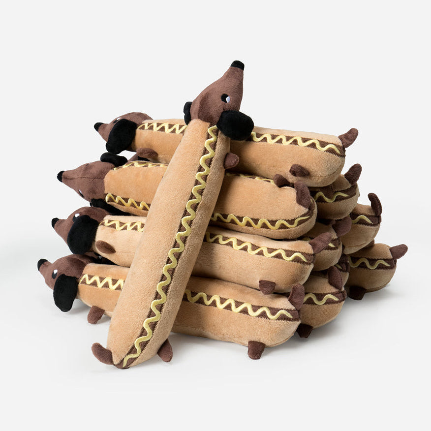 “Hot Dog Pup” Plush Toy / 「ホットドッグパップ」ぬいぐるみトイ