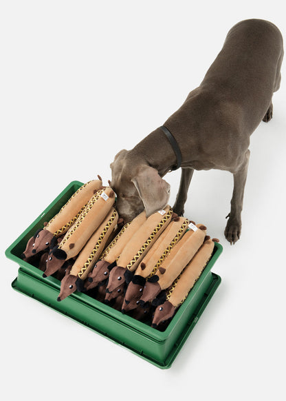 “Hot Dog Pup” Plush Toy / 「ホットドッグパップ」ぬいぐるみトイ