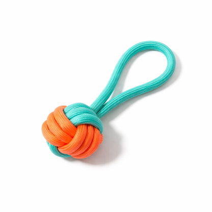 TwistBite Rope Dog Toy/カラフル編み込みデンタルロープトイ