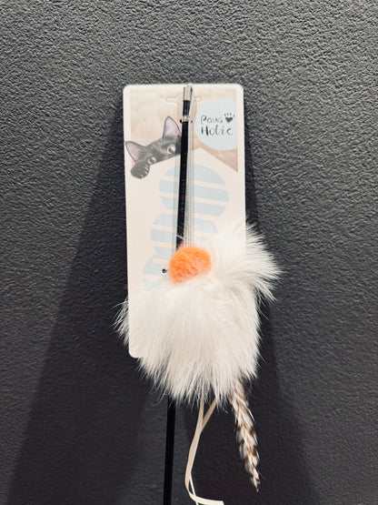 Animal Fur Telescopic Cat Teaser Wand/アニマルファー伸縮式キャットティーザー