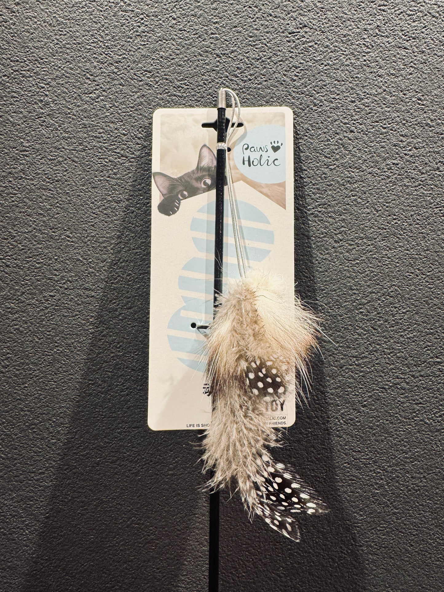 Animal Fur Telescopic Cat Teaser Wand/アニマルファー伸縮式キャットティーザー