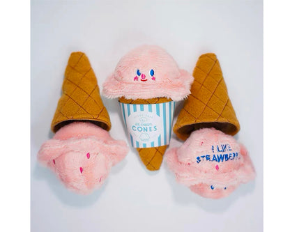 ふわふわアイスコーン/Fluffy Ice Cream Cone Toy