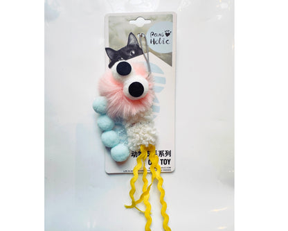 Wool Fur Rolling Monster Cat Toy/羊毛ファー ころりんモンスター キャットトイ