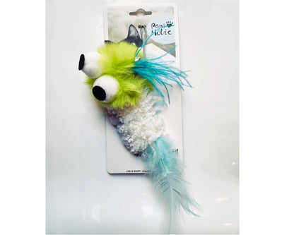 Wool Fur Rolling Monster Cat Toy/羊毛ファー ころりんモンスター キャットトイ