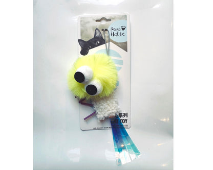 Wool Fur Rolling Monster Cat Toy/羊毛ファー ころりんモンスター キャットトイ