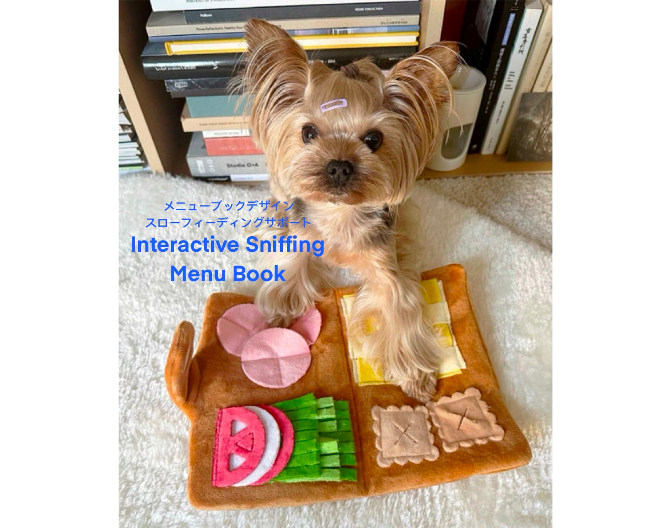 Interactive Sniffing Menu Book/メニューブックトイ