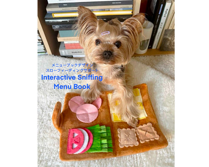 Interactive Sniffing Menu Book/メニューブックトイ