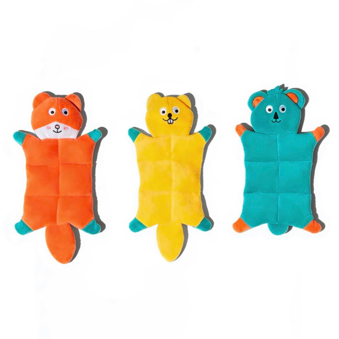 Fluffy Animal Squeaky Dog Toy/もこもこアニマルスクイークトイ
