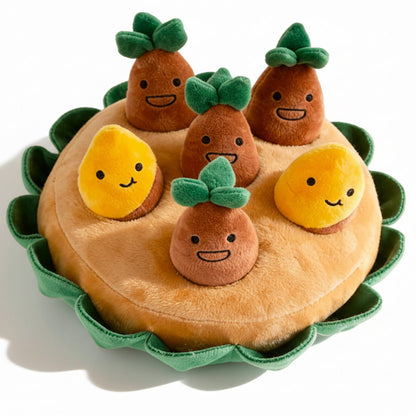 Hide &Seek Sweet Potato Farm Snuffle Toy Set/もぐもぐスイートポテト畑 ノーズワークトイセット