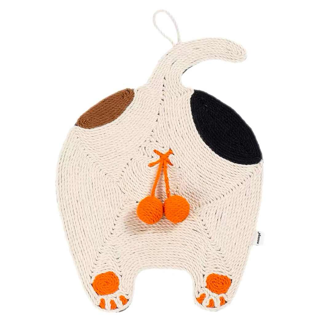 Cat Butt Jute Scratching Mat/猫おしり型 ジュート爪とぎマット