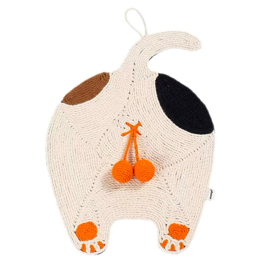 Cat Butt Jute Scratching Mat/猫おしり型 ジュート爪とぎマット