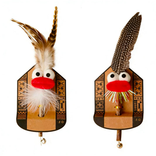 “Crazy Feather Buddy” Cat Toy /「クレイジーフェザーバディ」キャットトイ
