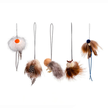 Animal Fur Telescopic Cat Teaser Wand/アニマルファー伸縮式キャットティーザー