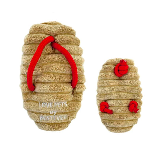 Zori Sandal Plush Dog Toy/草履ぬいぐるみドッグトイ