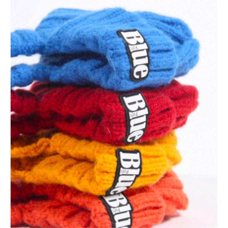 Colorful Knit Pet Cold Cap/多彩ニットペットキャップ