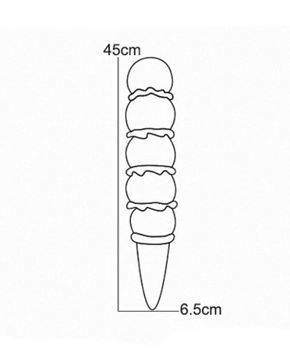 Rainbow Ice Cream Dog Toy/五彩アイスクリーム 犬用おもちゃ