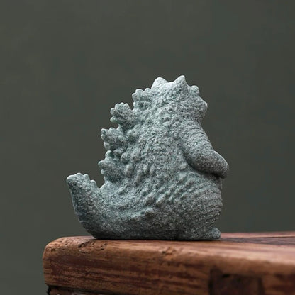 Mini Godzilla Cat Zen Ornament/猫斯拉 ミニオブジェ 置物