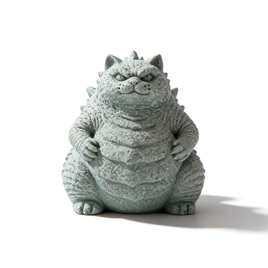 Mini Godzilla Cat Zen Ornament/猫斯拉 ミニオブジェ 置物