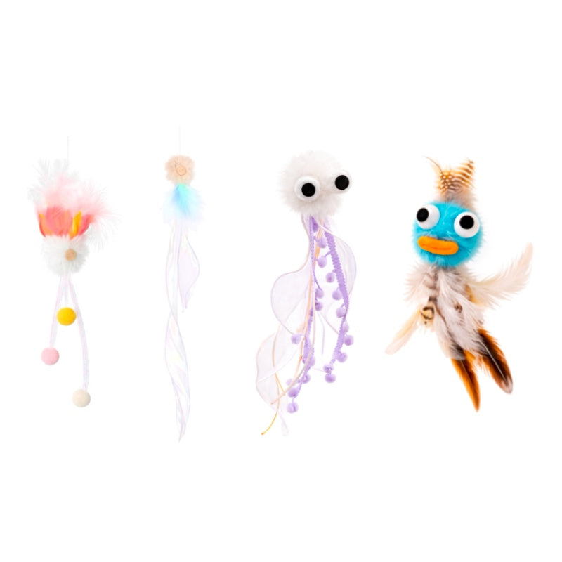 Bloom&Hunt Series/フラワー＆フェザーネコじゃらし