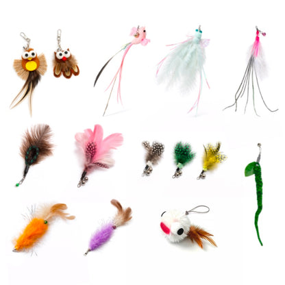 Feather Fantasy Cat Teaser Head Set/フェザーファンタジーじゃらし交換用ヘッド