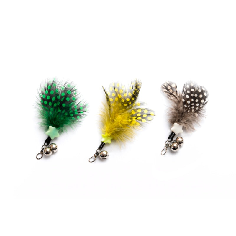 Feather Fantasy Cat Teaser Head Set/フェザーファンタジーじゃらし交換用ヘッド
