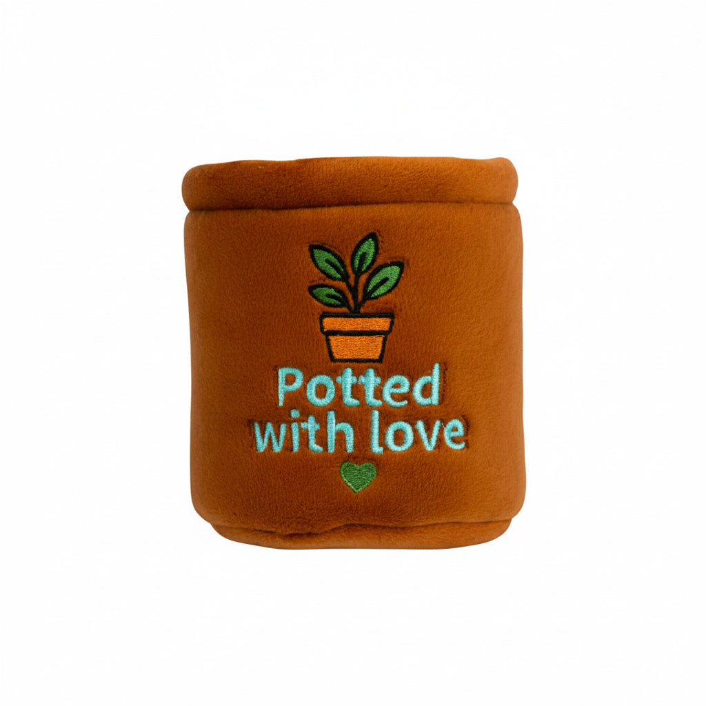 Food Hiding Flowerpot Dog Toy/フード隠しフラワーポット 知育ドッグトイ