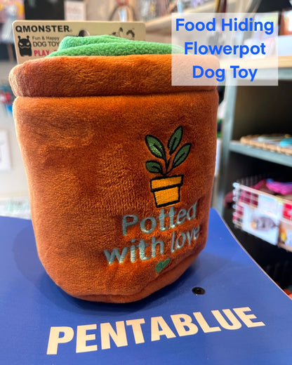 Food Hiding Flowerpot Dog Toy/フード隠しフラワーポット 知育ドッグトイ