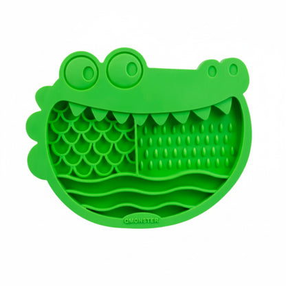 Croco Lick Mat/クロコダイル型 スローフィーディング リッキングマット