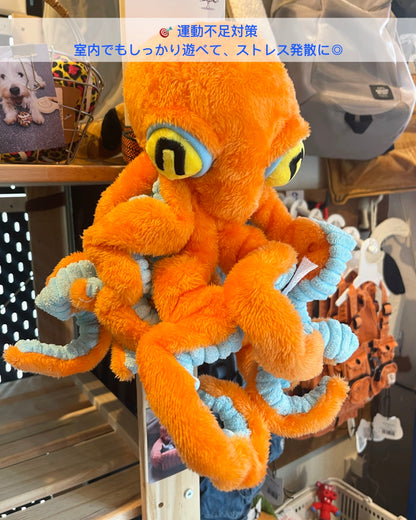 Big Octopus Dog Toy/大章魚モチーフ 発声付きドッグトイ