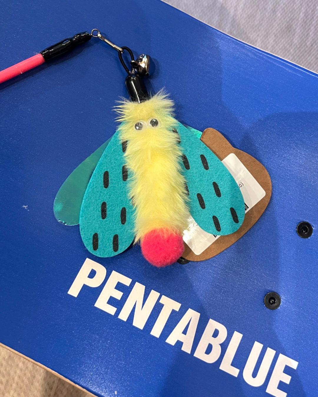Flying Bug Cat Teaser Wand/カラフル飛虫じゃらし猫じゃらし