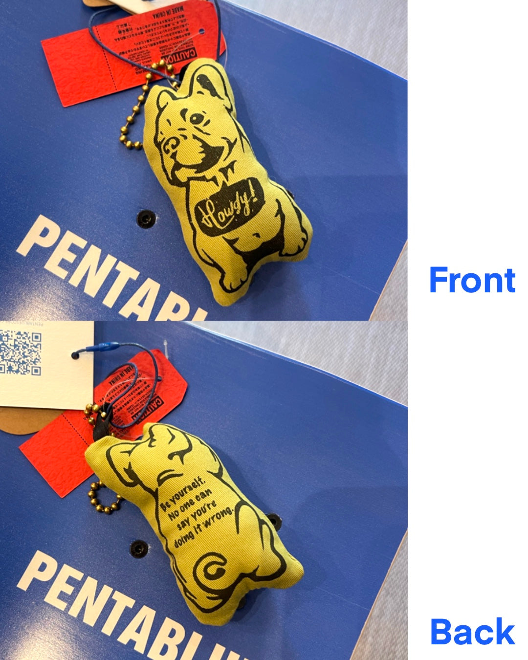 USA STUFFED DOLL KEYCHAIN/フレンチブルドッグ マスコットキーホルダー