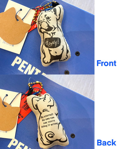 USA STUFFED DOLL KEYCHAIN/フレンチブルドッグ マスコットキーホルダー