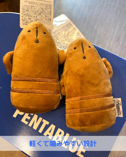 Haniwa Squeaky Plush Dog Toy/はにわスキーカープラッシュドッグトイ