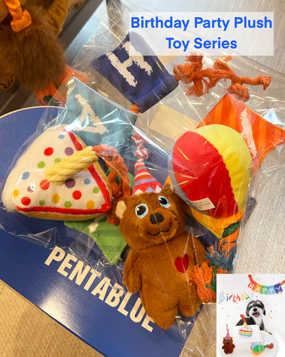 Birthday Party Plush Toy Series for Dogs/バースデーパーティー プラッシュドッグトイシリーズ