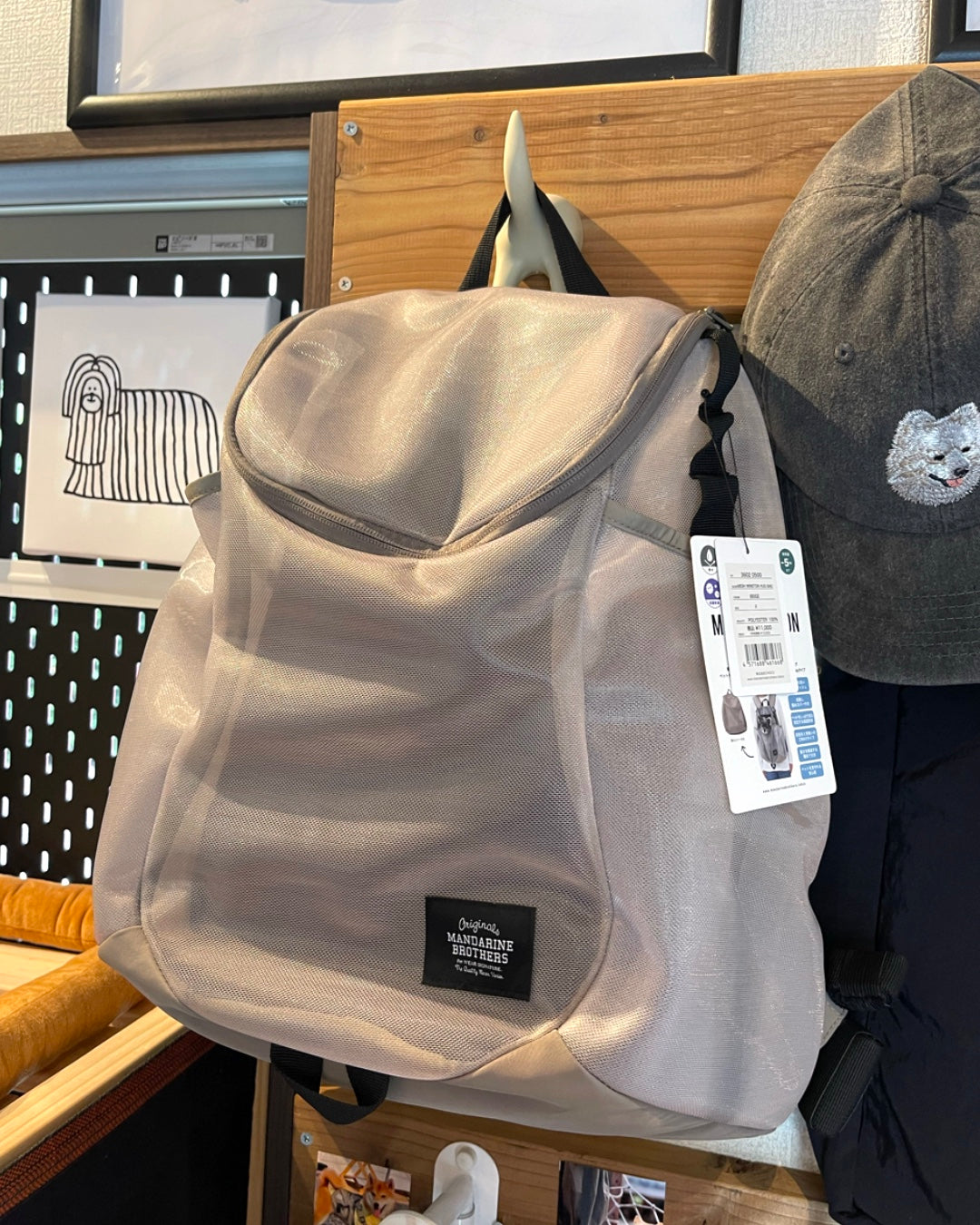 MESH WINSTON HUG BAG/メッシュウィンストンハグバッグ