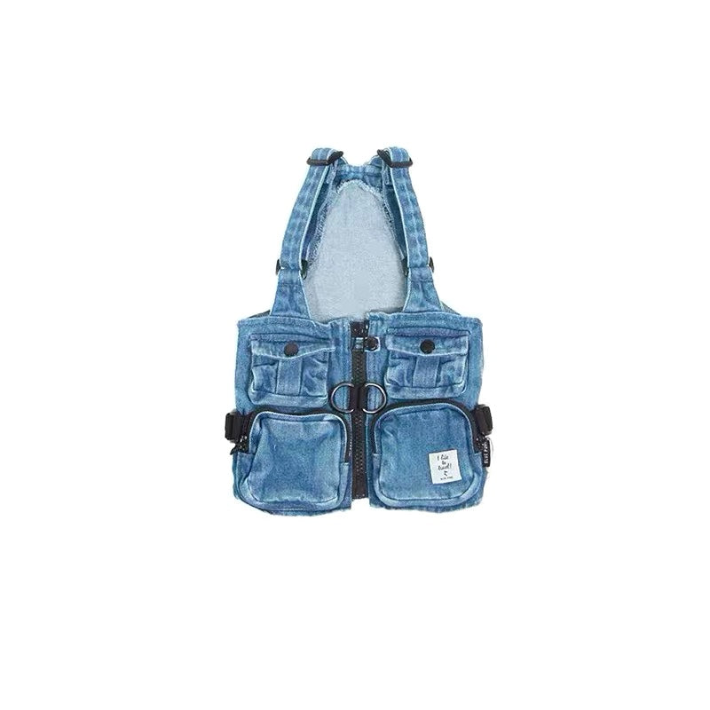 DENIM UTILITY HARNESS VEST / デニムユーティリティハーネスベスト