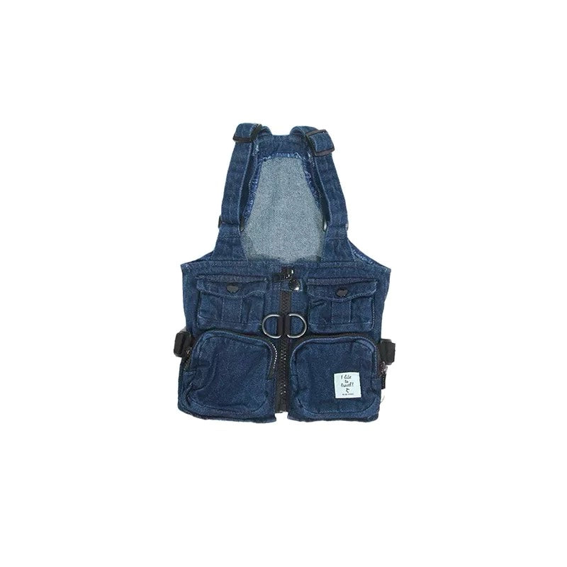 DENIM UTILITY HARNESS VEST / デニムユーティリティハーネスベスト