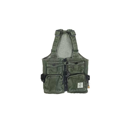 DENIM UTILITY HARNESS VEST / デニムユーティリティハーネスベスト