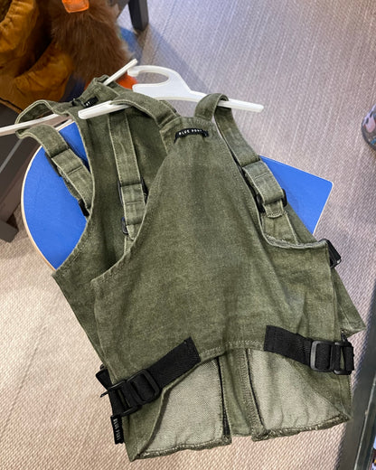 DENIM UTILITY HARNESS VEST / デニムユーティリティハーネスベスト