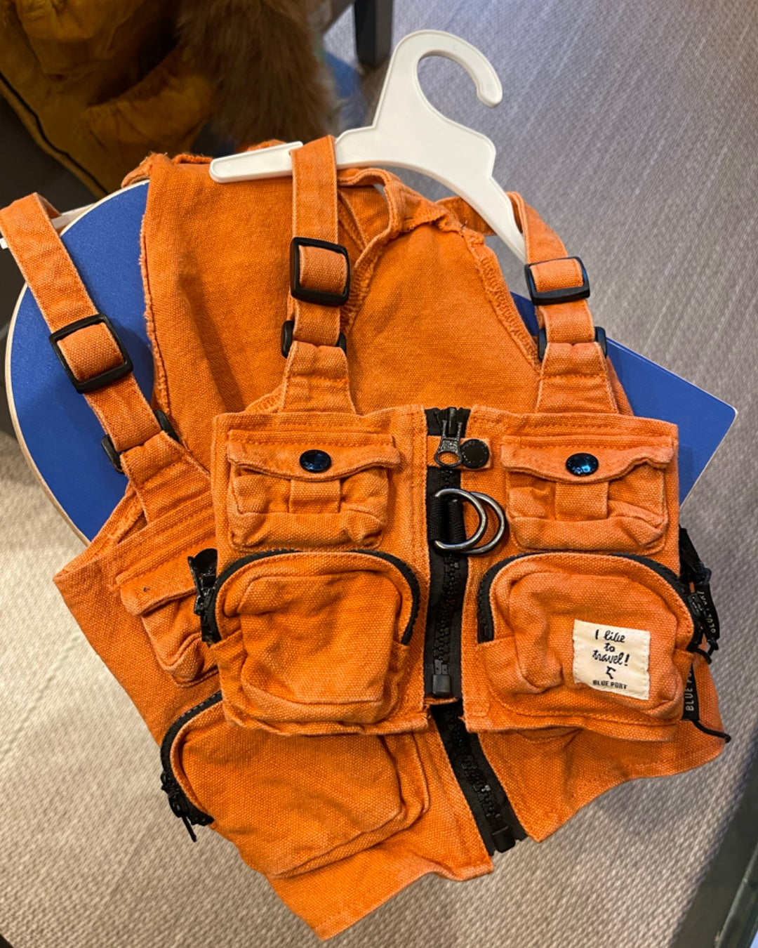 DENIM UTILITY HARNESS VEST / デニムユーティリティハーネスベスト