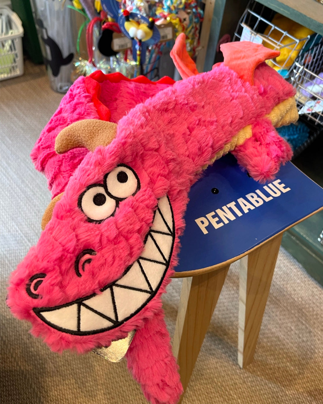 Crinkle Dragon Dog Toy/サウンドペーパー ドラゴン
